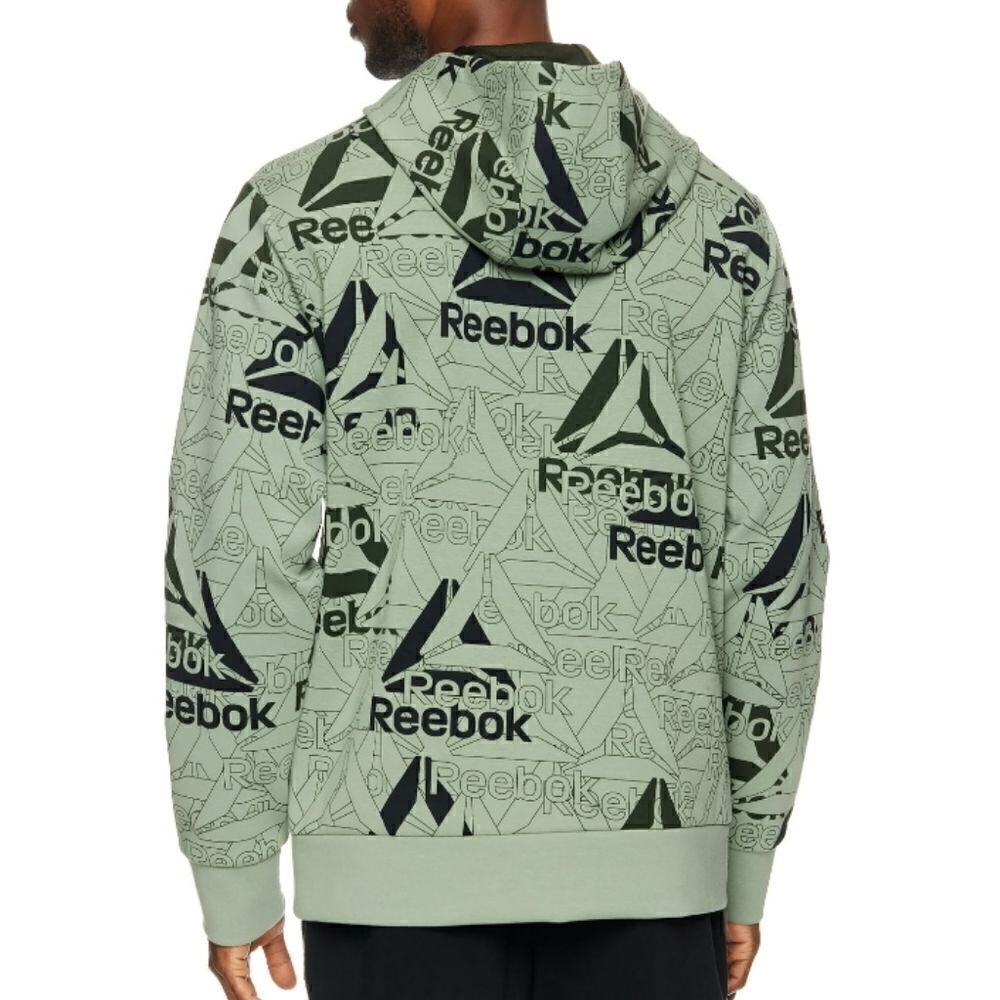 Reebok Hoodie Green and Black Sizes XL and 2XL - Picture 4 of 6